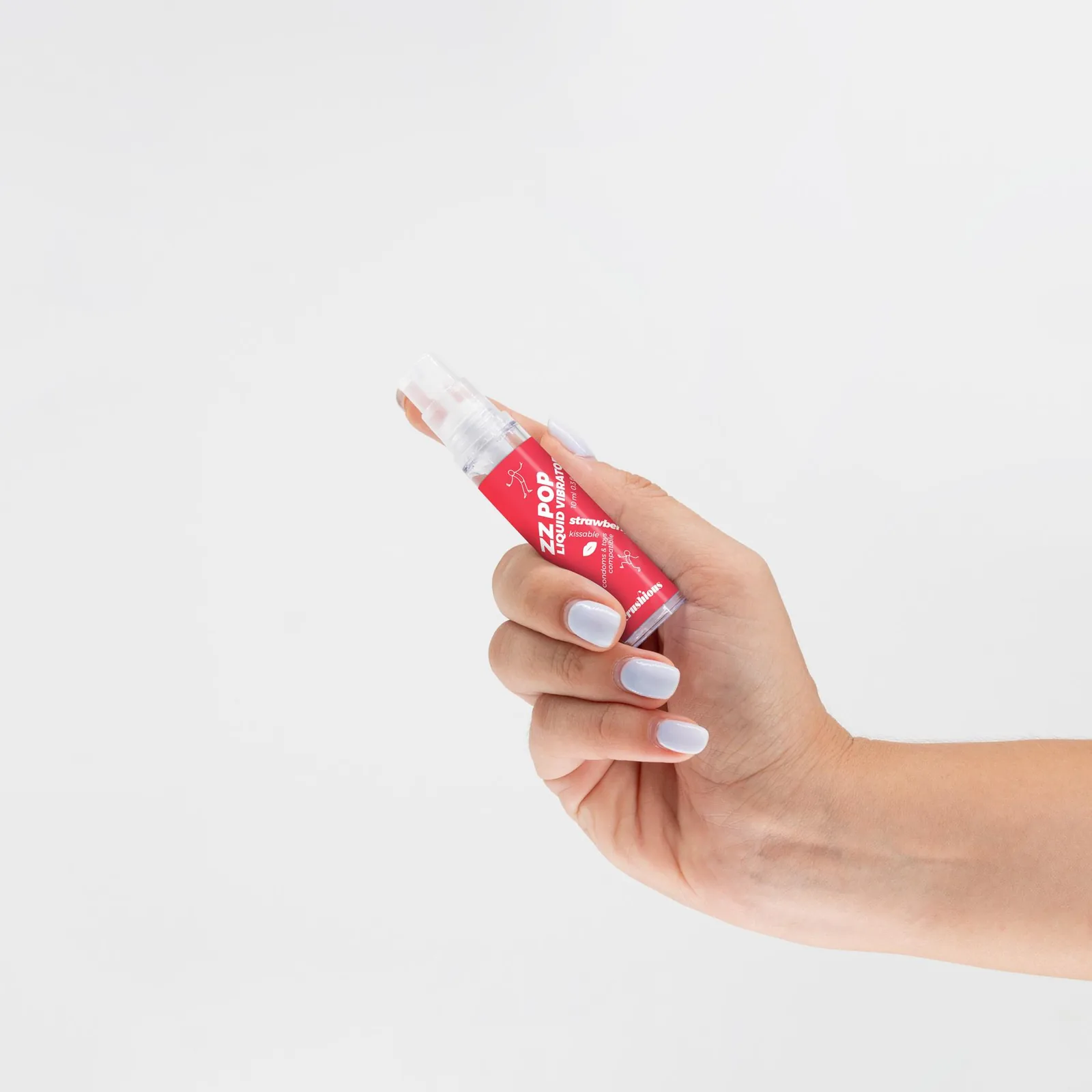 CRUSHIOUS ZZ POP LIQUID VIBRATOR STRAWBERRY AROMA 10ML - Image 3