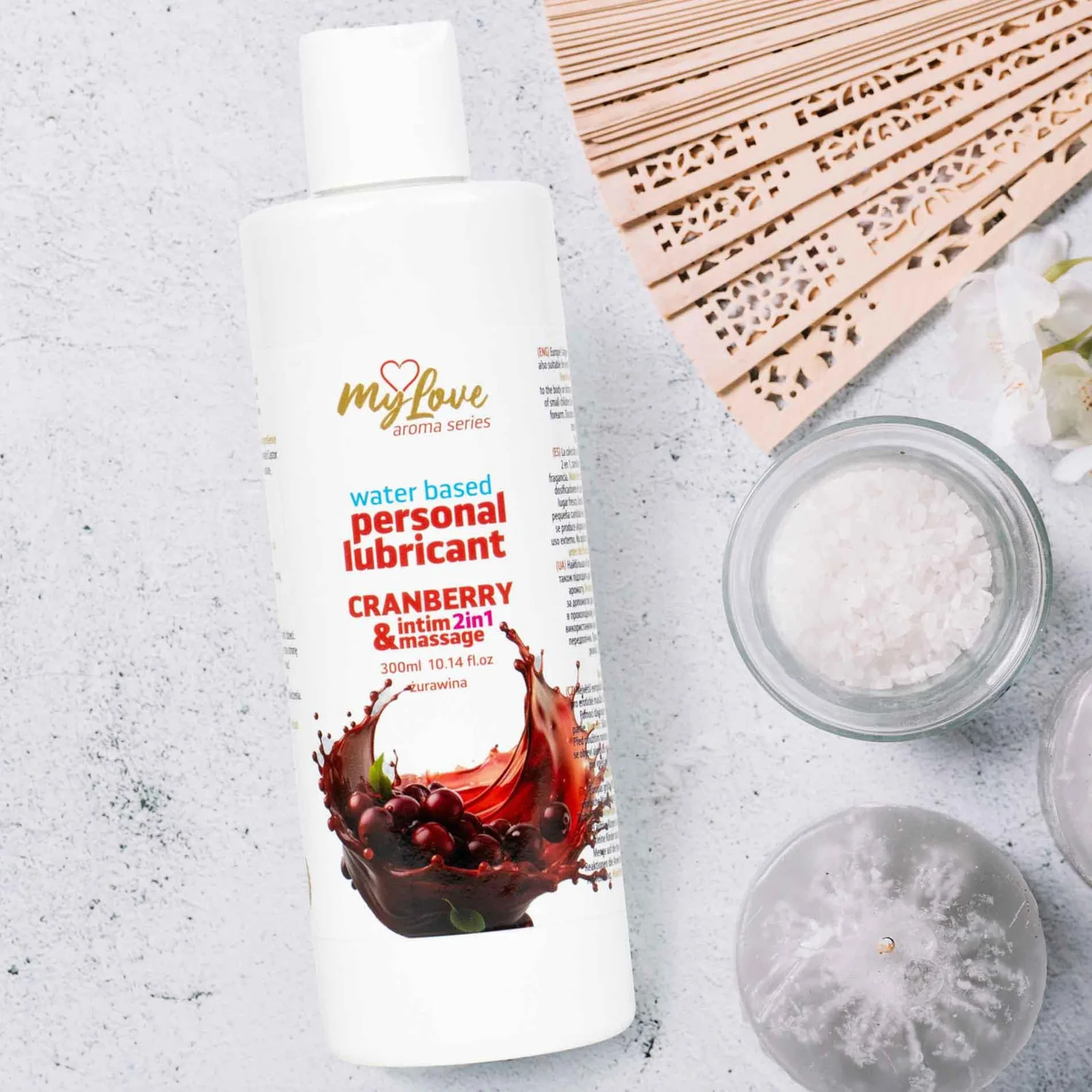 MyLove Aroma Series Intim&Massage 2in1 Cranberry 300ml - Image 3