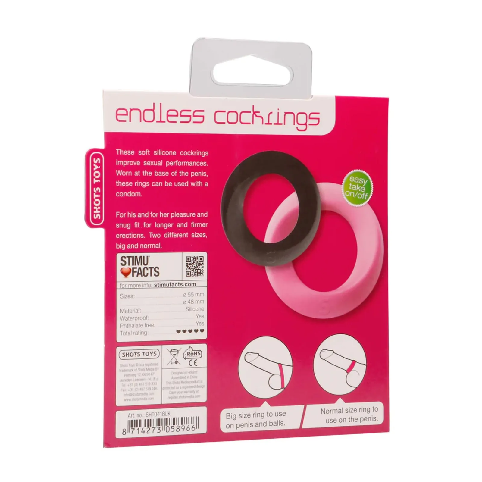 Endless Cockring - Large & Medium - Image 3