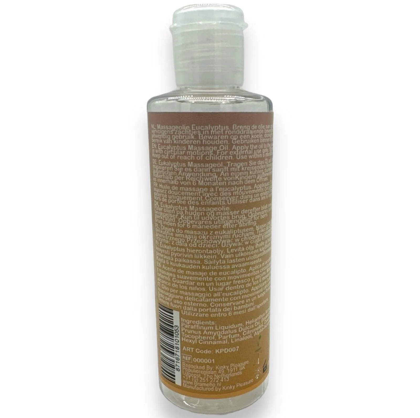Kinky Pleasure KPD007 Almond Scented Massage Oil, 100 ml