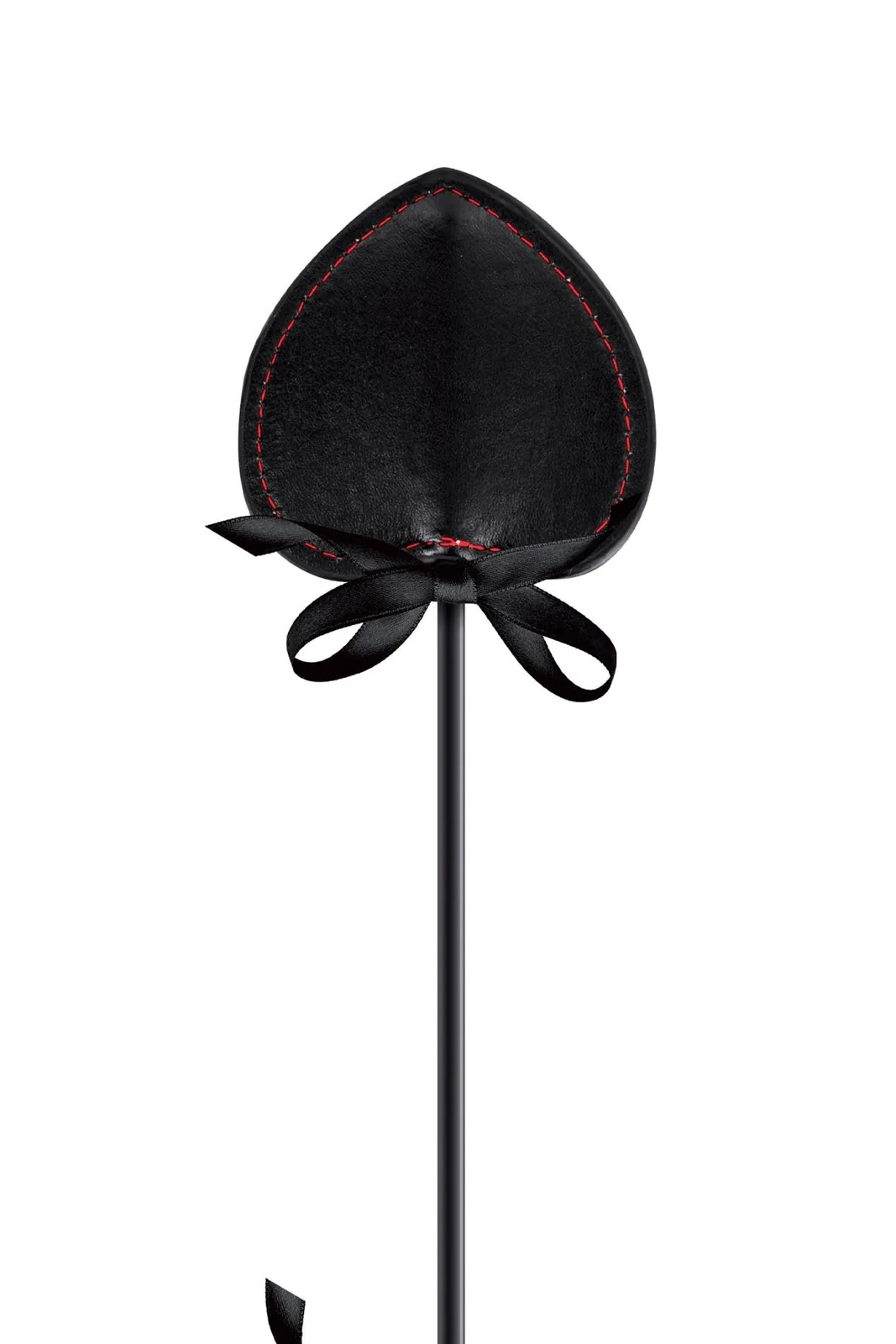 Sweet Caress Crop Whip heart-shaped crop, red and black