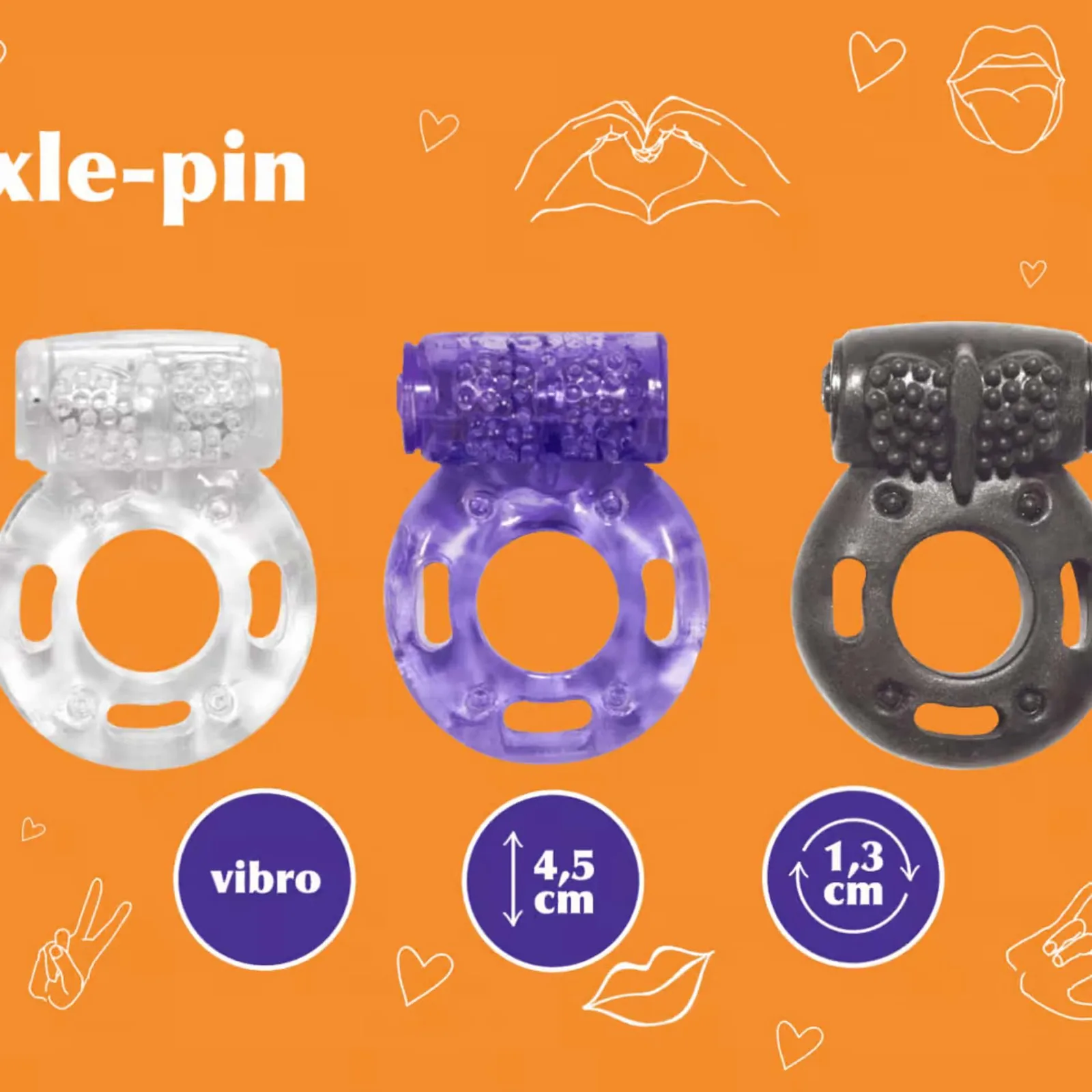 Axle-pin Showbox – 12 Vibrating Erection Rings - Image 4