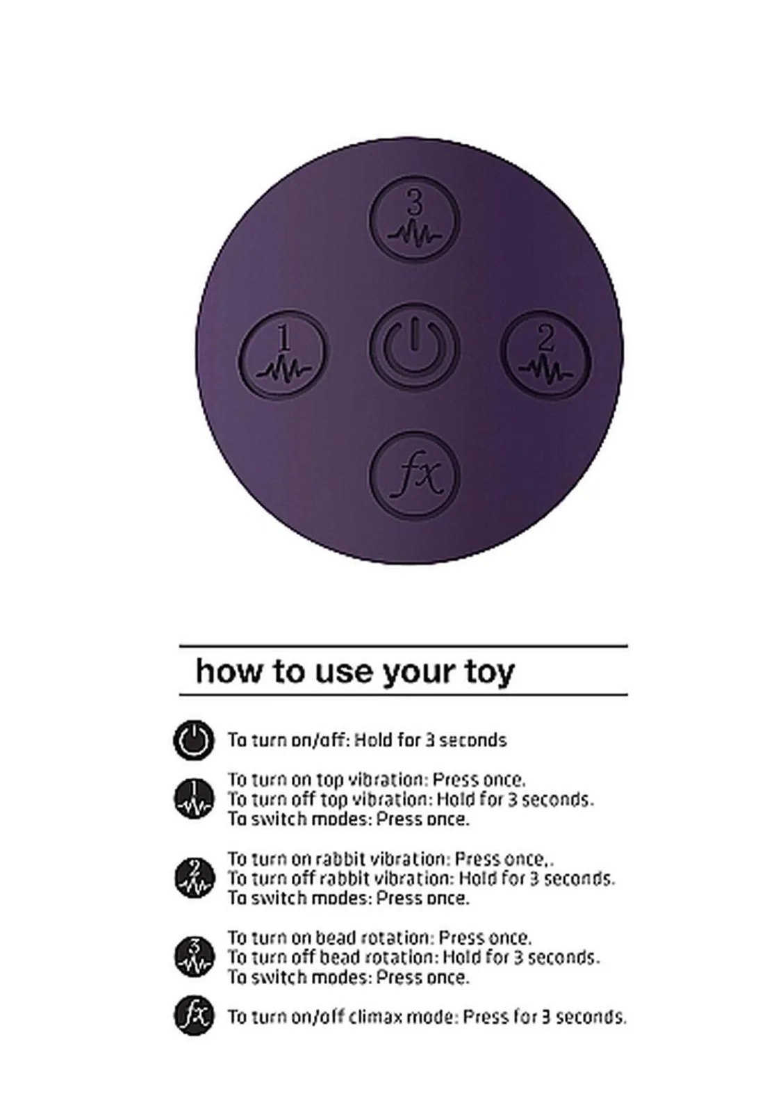Vive Nilo Pinpoint Rotating G-spot Rabbit — Purple Vibrator