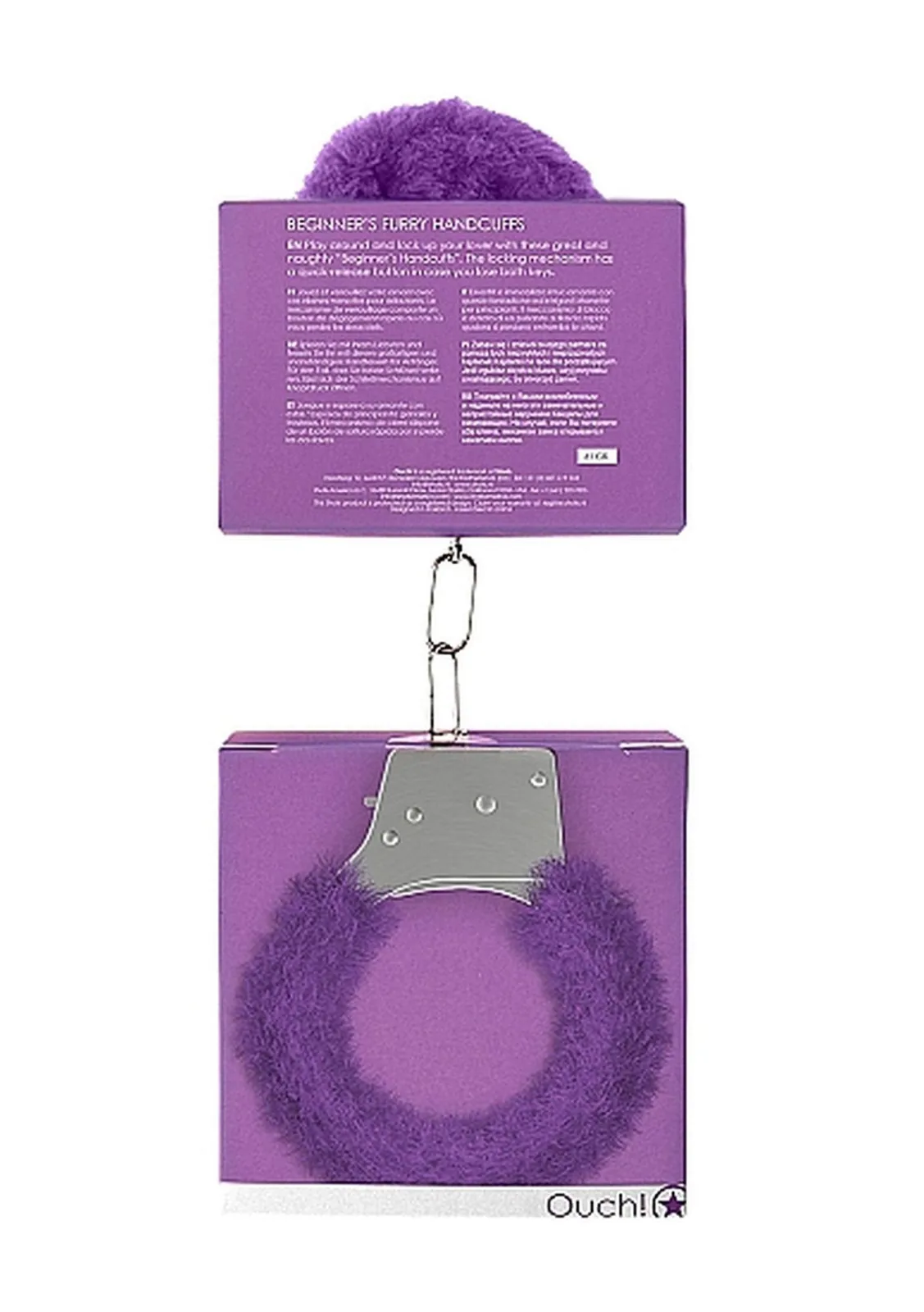 Beginner's Furry Handcuffs - Purple - Image 3