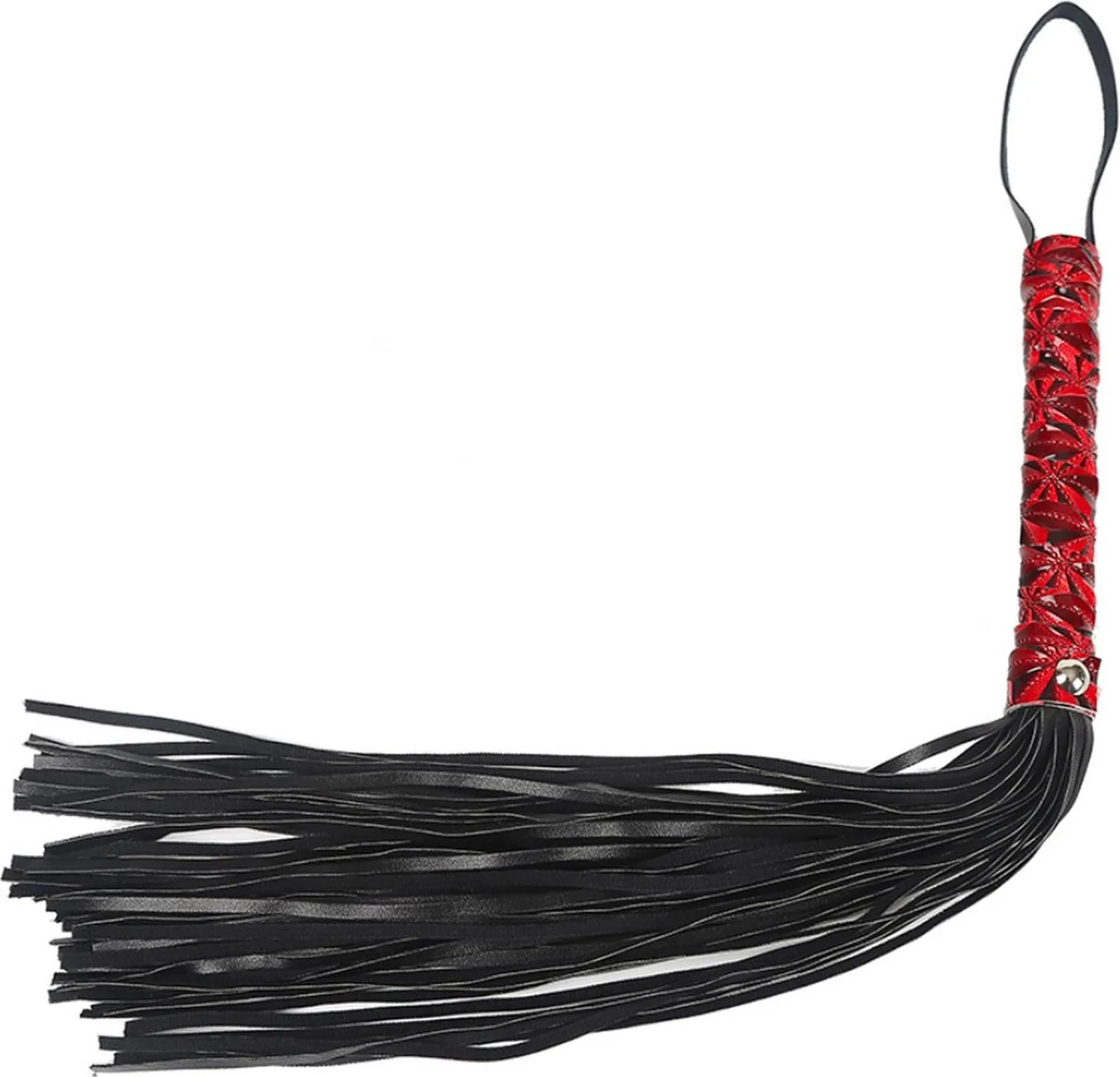 Fetish Fever Velvet Whip — Red BDSM Whip