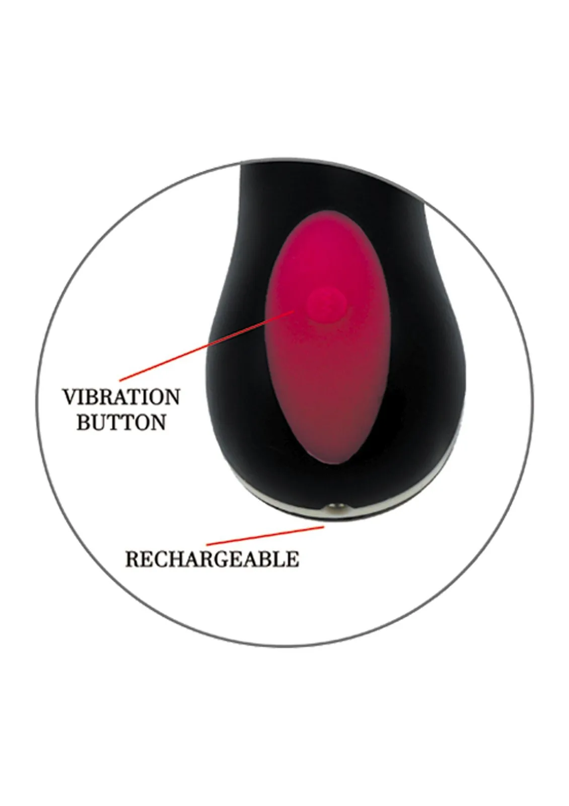 Vibrator JUPITER USB 12-Function, Rotation Vibrator - Image 4