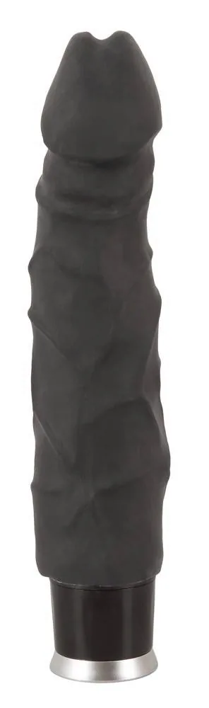 Nature Skin Big Vibe Black — Realistic Flexible Vibrator