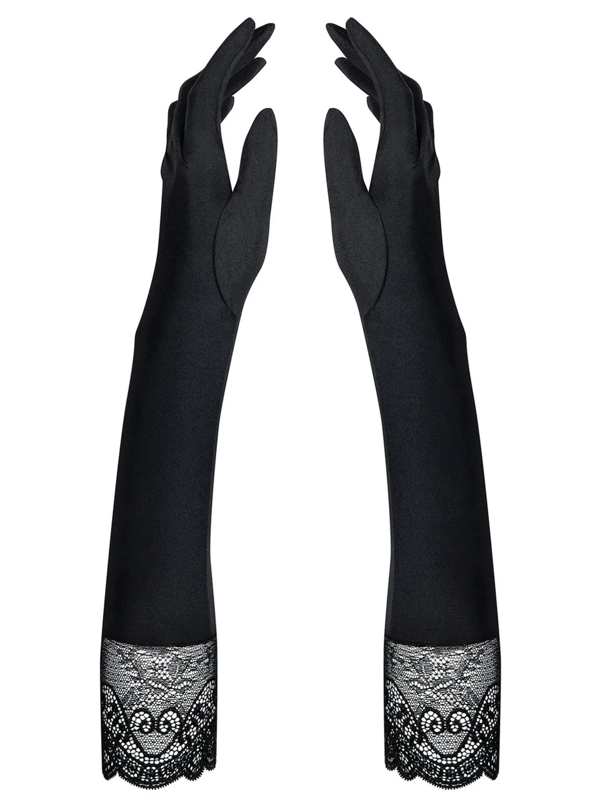 Obsessive Miamor Lingerie Gloves — Long Lace Gloves
