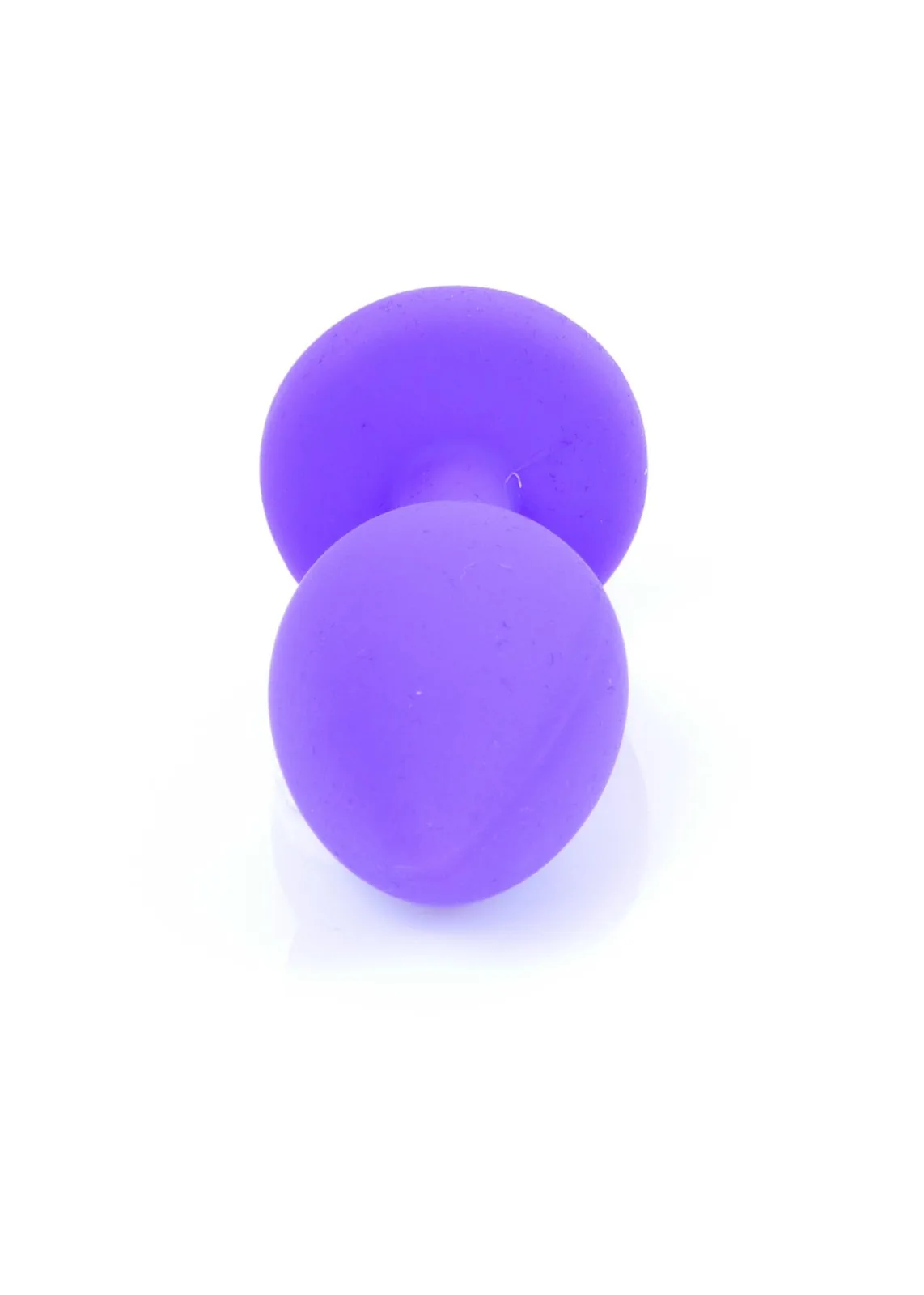B - Series HeavyFun Purple Silicone Plug Jewelry Small — Red Diamond