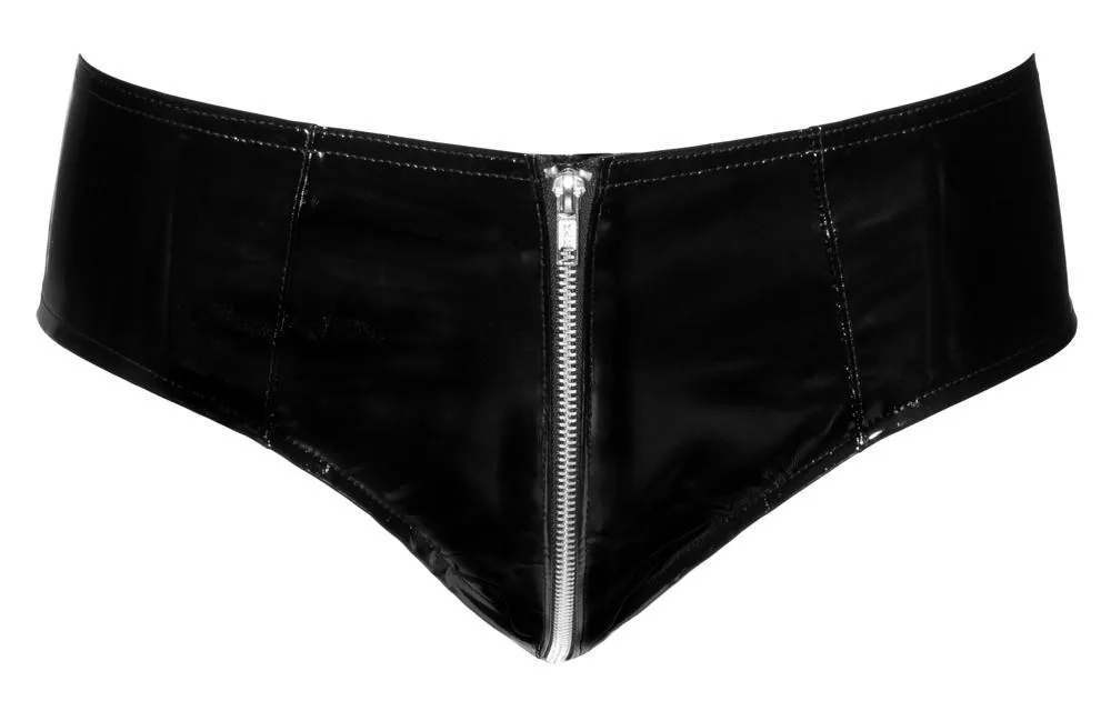 Vinyl Pants with a Zip S - Image 4