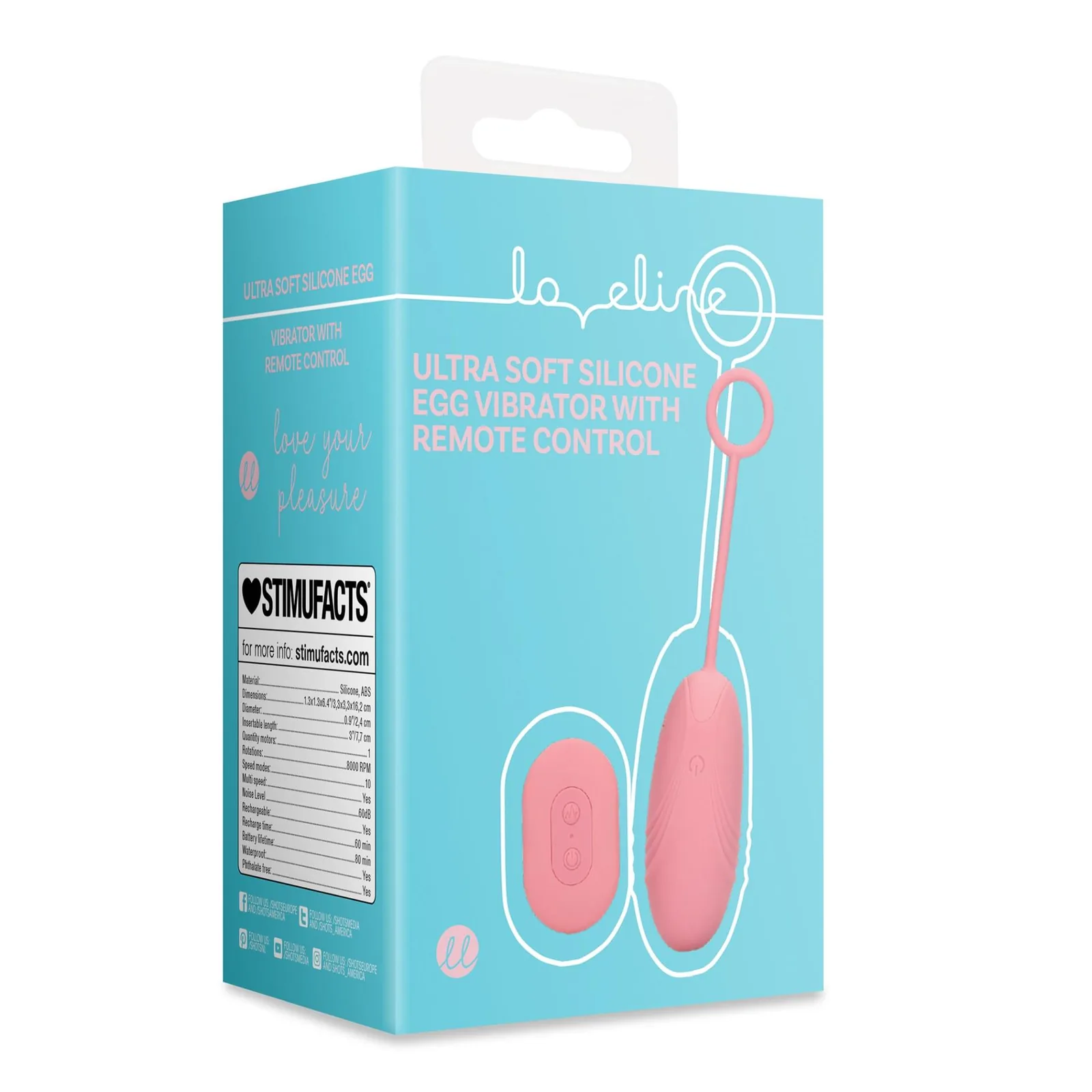 Ultra Soft Silicone Egg Vibrator with Remote Control - Image 4