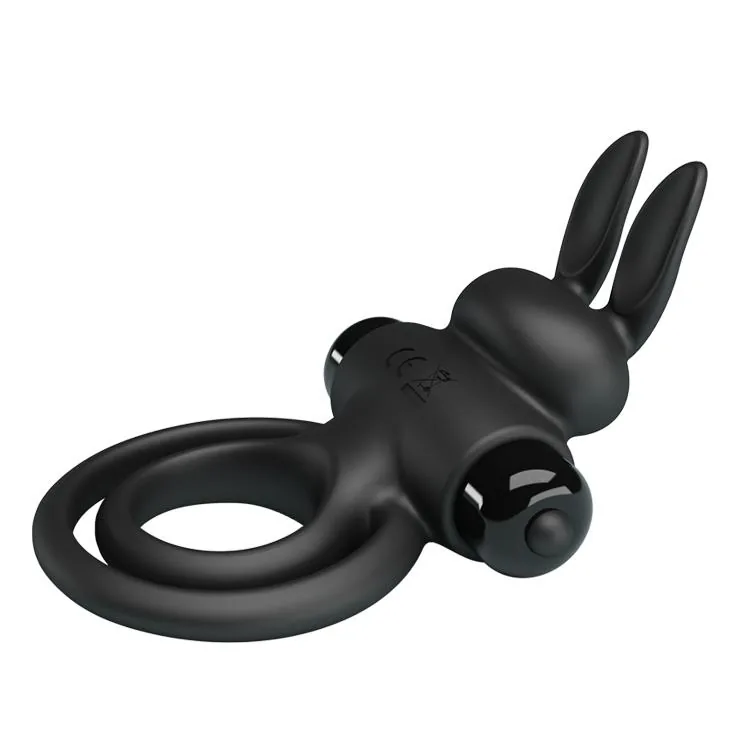 Pretty Love - Vibrant Penis Ring III Black - Image 4