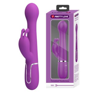 Pretty Love Dejon Purple — Vibrator with Vibration and Thrusting Motions