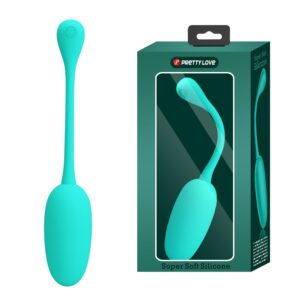 Pretty Love Knucker Green — Vibrating Egg with 12 Modes and Memory Function