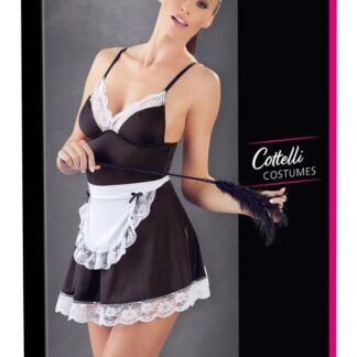 Cottelli COSTUMES Maid's Dress L Adjustable Strap White Lace