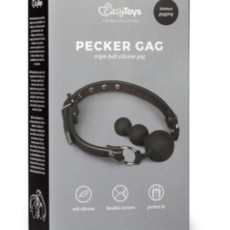 Ball Gag with Silicone Beads