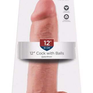 King Cock with balls 12 inch
