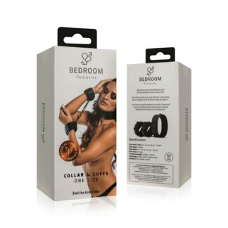 Bedroom Fantasies - Collar & Wrist Cuffs Black