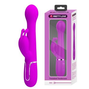 Pretty Love - Dejon Twinkled Tenderness Purple, 7 vibration functions, 4 thrusting settings, 4 rotation functions