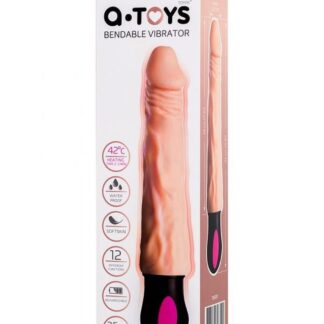 A-Toys Benedick Heating TPE Vibrator, 12 Speeds, Bendable, Rechargeable