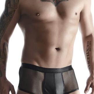 Men's Shorts with Wetlook and Elastic Mesh XL