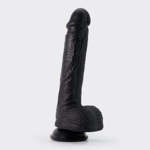 Crushious Inviktus 8 Liquid Silicone Dildo, Black