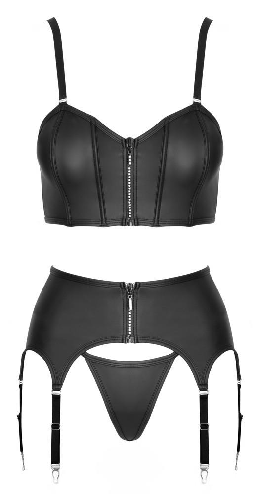 Top Set rhinestone zip M