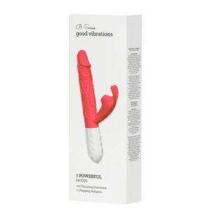 Silicone Vibrator 7 Vibration Modes - 10 thrusting and 7 Flapping