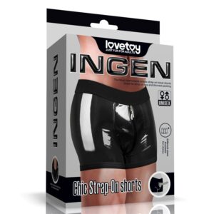 Chic Strap-On Shorts (28 - 31 inch waist) Black