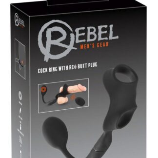 REBEL Cock Ring with RC Butt Plug