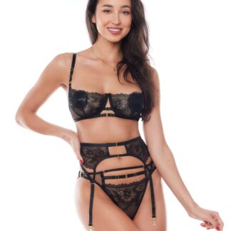 DAISY BLACK 3pcs set L/XL