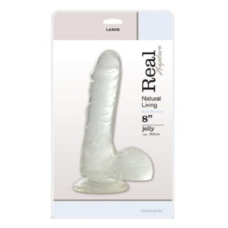Dildo-Jelly Dildo Real Rapture Clear 8