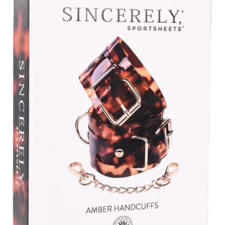 SPORTSHEETS AMBER HAND CUFFS