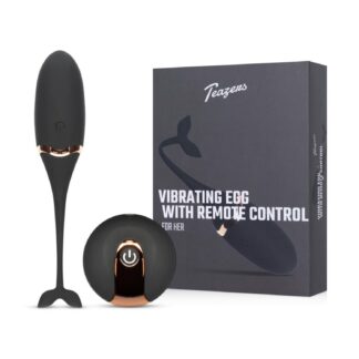 Luxurious Vibrating Egg with Remote Control - Black