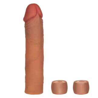 Silicone Penis Extension System 20.25cm Caramel