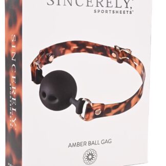 SPORTSHEETS AMBER BALL GAG