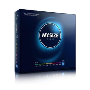 MY.SIZE PRO 72 — ultra-thin condoms XXL, 36 pcs.