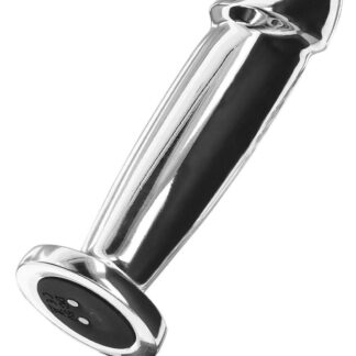 Vibrating Butt Plug Penis Silver