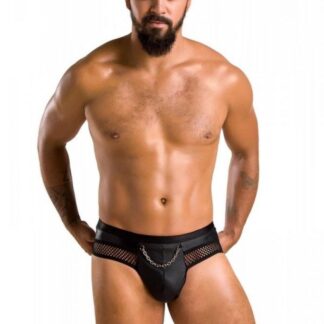 030 Slip Open Tom black S/M - Passion