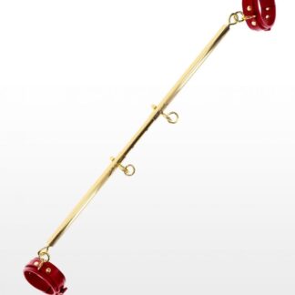 Spreader Bar with Ankle Cuffs Red