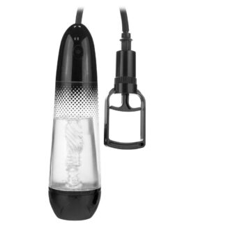 Pump- Me You Us Amplify Pump Masturbator Clear/Black