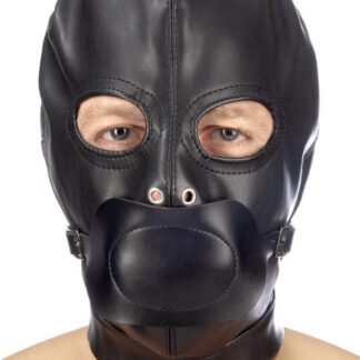 PU Fetish Eyes Hood