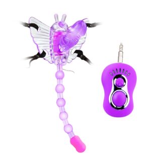 BAILE Butterfly, 7 Vibration Functions - Flexible Strap-On