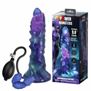 Power Monsters DuskWalker Sentinel — 23 cm Silicone Dildo with Textured Surface