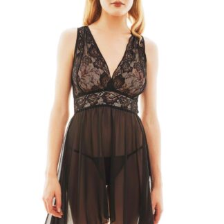 Margaritha Black Chemise S/M