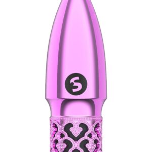 Glitter - Rechargeable ABS Bullet - Pink