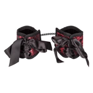 Calexotics Scandal Corset Cuffs — Black Restraint Cuffs
