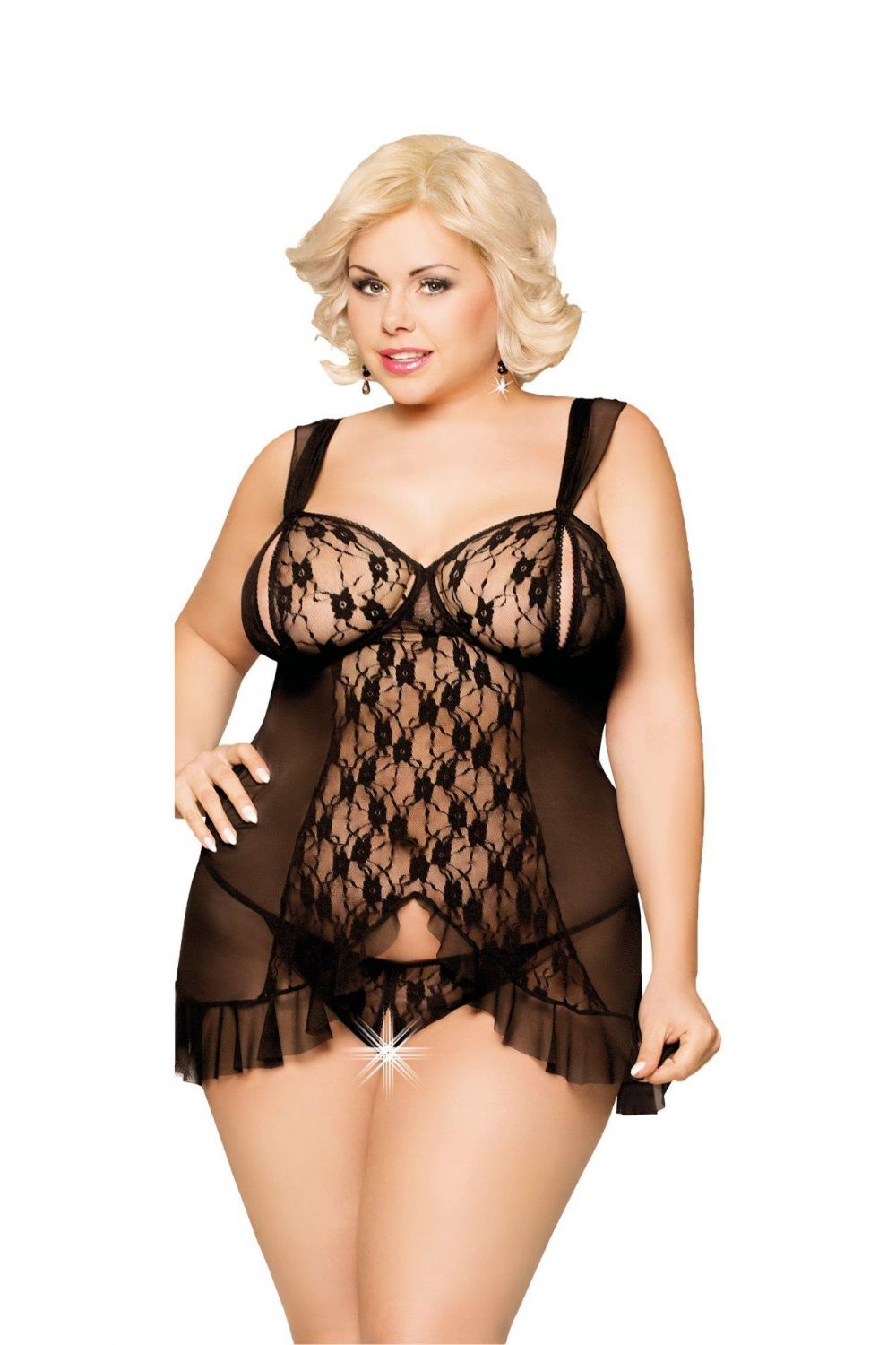 Bianca - Plus Size - Black 2XL
