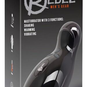 Rebel Masturbator with 3 functions - Black Finish