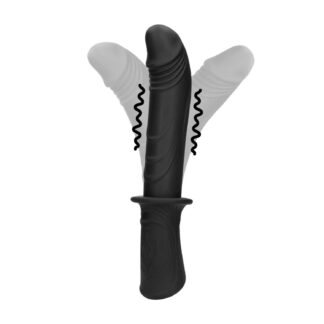 Hand Held Vibrating Sex Machine - Black